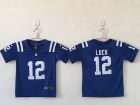 Youth Indianapolis Colts #12 Andrew Luck Blue Vapor Untouchable Limited Jersey