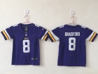 Women Minnesota Vikings #8 Sam Bradford Purple Vapor Untouchable Limited Jersey