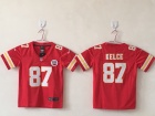 Youth Kansas City Chiefs #87 Travis Kelce Red Vapor Untouchable Limited Football Jersey