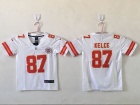 Youth Kansas City Chiefs #87 Travis Kelce White Vapor Untouchable Limited Football Jersey