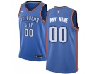 Nike Oklahoma City Thunder Blue Swingman Any Name Any Number Stitched Custom Jersey