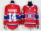 2017 Aidas Montreal Canadiens #14 Tomas Plekanec Red Hockey Jersey