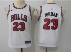 Nike Youth Chicago Bulls #23 Michael Jordan White Swingman Jersey