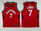 Nike Toronto Raptors #7 Kyle Lowry Red Swingman Jersey