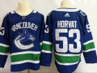 2017 Adidas Vancouver Canucks #53 Bo Horvat Blue Hockey Jersey