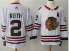 2017 Adidas Chicago Blackhawks #2 Duncan Keith White Hockey Jersey