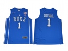 2017 Duke Blue Devils #1 Trevon Duval III Blue College Basketball Jersey