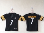 Pittsburgh Steelers #7 Ben Roethlisberger Black Vapor Untouchable Limited Jersey