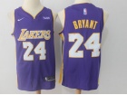 Nike Los Angeles Lakers #24 Kobe Bryant Purple Swingman Jerseys