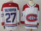 Adidas Montreal Canadiens #27 Alex Galchenyuk White Hockey Jersey