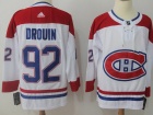 Adidas Montreal Canadiens #92 Jonathan Drouin White Hockey Jersey