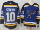 Adidas St.Louis Blues #10 Brayden Schenn Blue Hockey Jersey