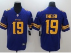 Minnesota Vikings #19 Adam Thielen Purple Color Rush Limited Jersey