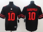 San Francisco 49ers #10 Jimmy Garoppolo Black Vapor Untouchable Limited Jersey