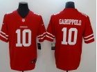 San Francisco 49ers #10 Jimmy Garoppolo Red Vapor Untouchable Limited Jersey