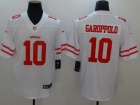 San Francisco 49ers #10 Jimmy Garoppolo White Vapor Untouchable Limited Jersey