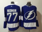 Adidas Tampa Bay Lightning #77 Victor Hedman Blue Hockey Jersey