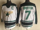 Dallas Stars #7 Neal Broten White CCM Hockey Jerseys