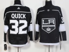 2017 Adidas Los Angeles Kings #32 Jonathan Quick Black Hockey Jersey