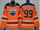 Adidas Women Edmonton Oilers #99 Wayne Gretzky Orange Hockey Jersey