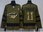 Minnesota Wild #11 Zach Parise Green Salute To Service Hockey Jersey