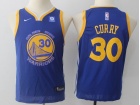 Nike Youth Golden State Warriors #30 Stephen Curry Blue Swingman Jersey