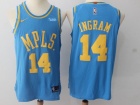 Nike Los Angeles Lakers #14 Brandon Ingram Blue MPLS Jersey