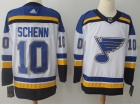 Adidas St.Louis Blues #10 Brayden Schenn White Hockey Jersey