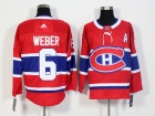 2017 Adidas Montreal Canadiens #6 Shea Weber Red Hockey Jersey