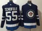 Adidas Winnipeg Jets #55 Mark Scheifele Blue Hockey Jersey