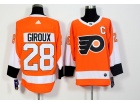 Adidas Philadelphia Flyers #28 Claude Giroux Orange Hockey Jersey