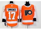 Adidas Philadelphia Flyers #17 Wayne Simmonds Orange Hockey Jersey