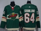 Adidas Minnesota Wild #64 Mikael Granlund Green Hockey Jersey