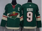 Adidas Minnesota Wild #9 Mikko Koivu Green Hockey Jersey