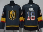 Adidas Vegas Golden Knights #18 James Neal Gray Flag Fashion Jersey