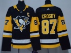 Adidas Pittsburgh Penguins #87 Sidney Crosby Black Youth Jersey