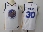 Nike Youth Golden State Warriors #30 Stephen Curry White Swingman Jersey