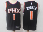 Nike Phoenix Suns #1 Devin Booker Black Swingman Jersey