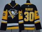 Adidas Pittsburgh Penguins #30 Matthew Murray Black Women Jersey