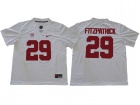 2017 Alabama Crimson Tide #29 Minkah Fitzpatrick White Limited College Football Jersey