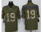 Pittsburgh Steelers #19 JuJu Smith-Schuster Green Salute To Service Limited Jersey