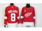 Adidas Detroit Red Wings #8 Justin Abdelkader Red Hockey Jersey