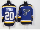 Adidas St.Louis Blues #20 Alexande Steen Blue Hockey Jersey