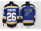 Adidas St. Louis Blues #26 Paul Stastny Blue Hockey Jersey