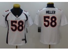 Denver Broncos #58 Von Miller White Women Vapor Untouchable Limited Football Jersey