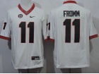 Youth Georgia Bulldogs #11 Jake Fromm White College Football Limited Jerseys