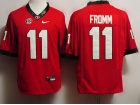 Youth Georgia Bulldogs #11 Jake Fromm Red College Football Limited Jerseys