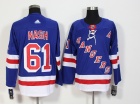 Adidas New York Rangers #61 Rick Nash Blue Hockey Jersey