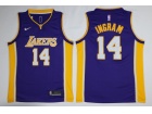 Nike Los Angeles Lakers #14 Brandon Ingram Purple Swingman Basketball Jersey