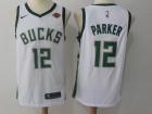 Nike Milwaukee Bucks #12 Jabari Parker White Swingman Jersey